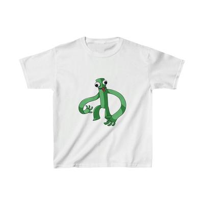 Rainbow Friends Green Monster Toddler Tee, YouTube Cartoon Shirt