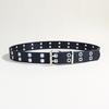 Punk Double-Breasted Heavy Metal Belt Jeans Decorative Belt Air Eye Belt