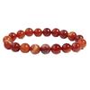 Festive Gifts Red Agate Beaded Bracelet Warm Fashion Jewelry For Men And Women Daily Wear Simple Versatile Accessory