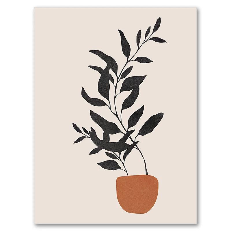 

Абстрактный принт лица линиями, девушка со спины, холст, бохо-постеры, минималистичный постер, скандинавские настенные картины для декора гостиной 21cm×30cm NoFrame