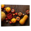 GLASS PLATE CUTTING BOARD 52x40 VEGETABLES