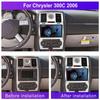 9-Inch Car  Fascia Frame  for Chrysler 300C 2005-2007- 2Din Dash Fitting Panel Kit Without Battery Frame Fascias