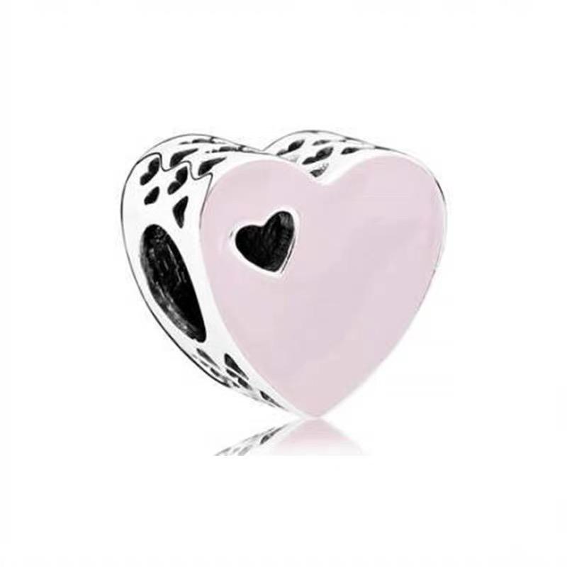 New Heart-Shaped Multiple Series Charm Bead Applicable To Original Plating Copper Jewelry & Diy Making Fine Unique Jewelry Gift