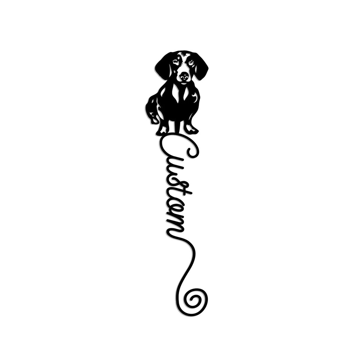 

Metal Bookmark Dachshunds Creative Bookmark Gift for Book Lovers Dog Shaped Page Marker