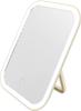 Macross Ufurl Compact Stand Mirror with Dimmable Light, Gray, 20x15cm, MEBL-137GY