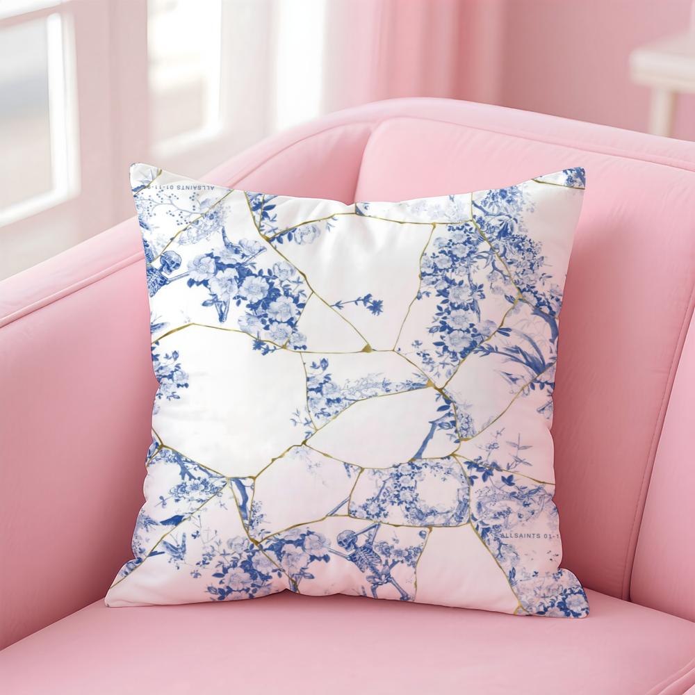 

Classic A-AllsaintsS Floral Cushion Cover Comfortable Reversible Pillow Cover Ideal for Car Sofa Bedroom & Beyond 12x12Inch