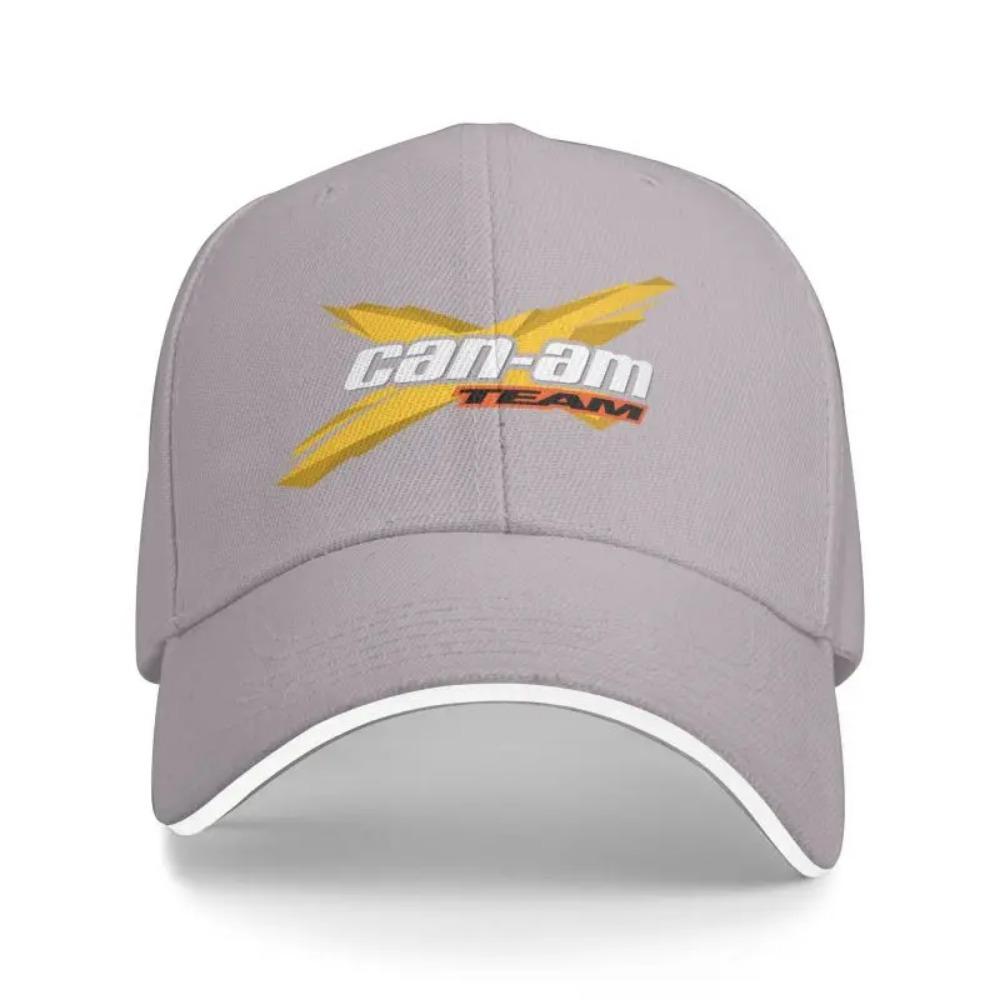 Cappellino da Baseball con Stampa Logo BRP Can Am Personalizzato Cappelli Sandwich Casual Estivi per Uomo Donna Sport all'Aperto Cappello con Visiera Parasole Regolabile