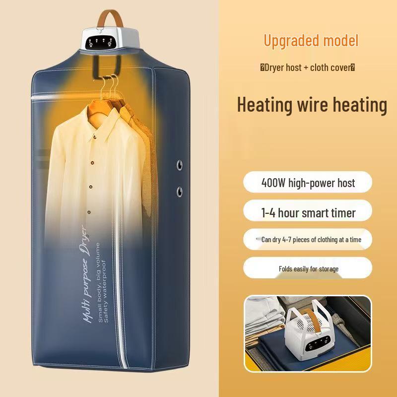 Tragbarer faltbarer Wäschetrockner für Zuhause, Wohnheim und Reisen