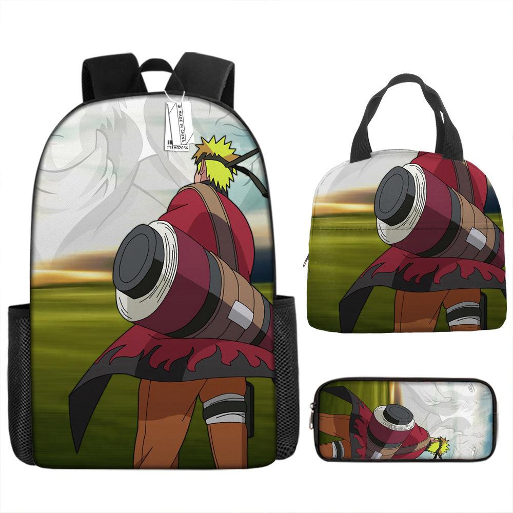 Elementary school students Naruto backpack 34th 5th 6th grade children's large-capacity backpack anti-splashing water