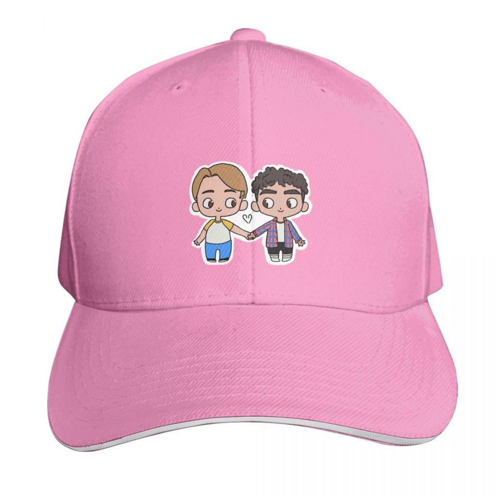 Heartstopper Nick Charlie Baseball Cap Moisture Wicking Quick Dry Curved Brim Classic Fit Low Profile Unstructured