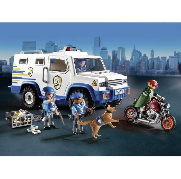 Конструктор Playmobil 71597 Act!On Heroes Грузовик для транспорта наличности