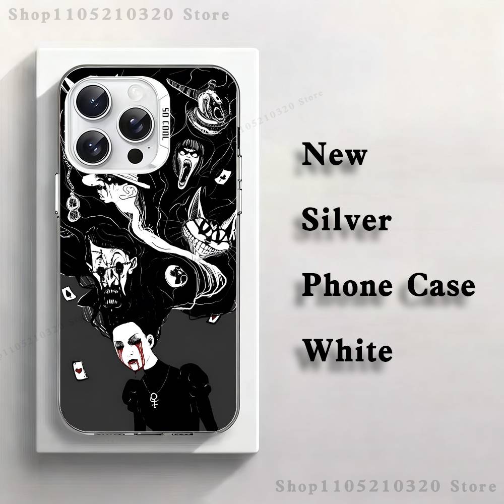 

A-Alice M-Madness Returns Phone Case For iPhone 17,16,15,14,13,12,11,Pro,Max,Plus,Mini,XS,SE Anti Fall White Matte Hard Bumper iPhone16pro