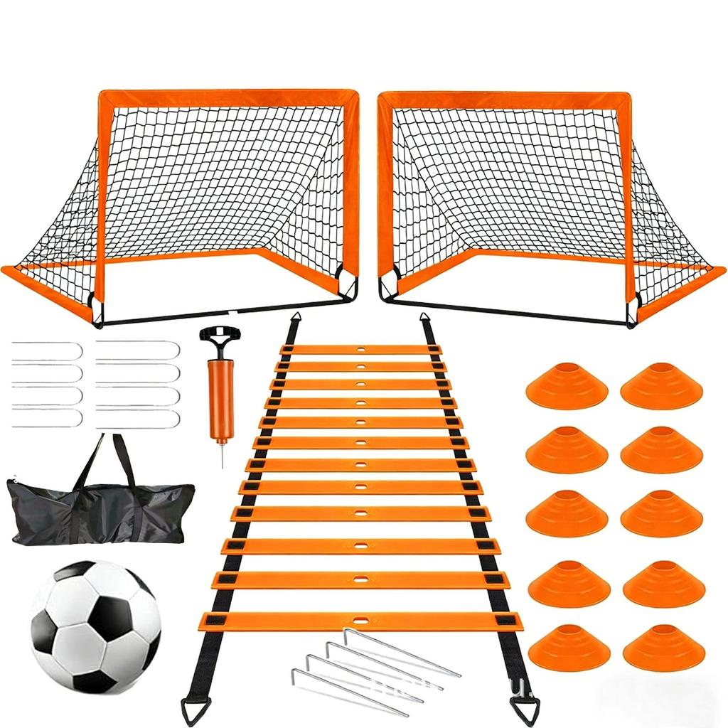 Foldable Portable Football Goal Set - Professional Training Equipment