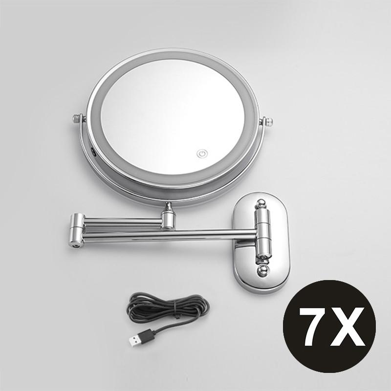 8 collu LED grima spogulis 3x/5x/7x/10x