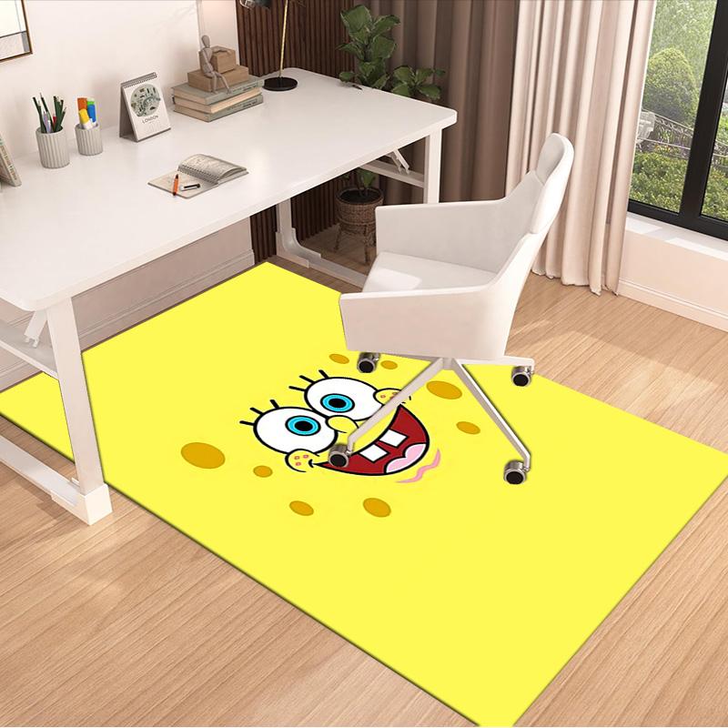 Spongebob Squarepants Carpet For Playroom Bedroom Living Room Sofa Home Decorkids Game Area Rug Nonslip Floor Mat
