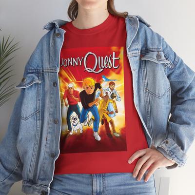 Jonny Quest Fernsehserie (1964-65) T-Shirt Herren Damen Shirts Oberteil Sci-Fi Action Cartoon Animation