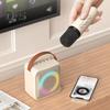 Zestaw głośników z mikrofonami zgodnych z technologią Bluetooth Szybkie połączenie Efekty dźwięku przestrzennego bez opóźnień Miniaturowa zabawka do karaoke