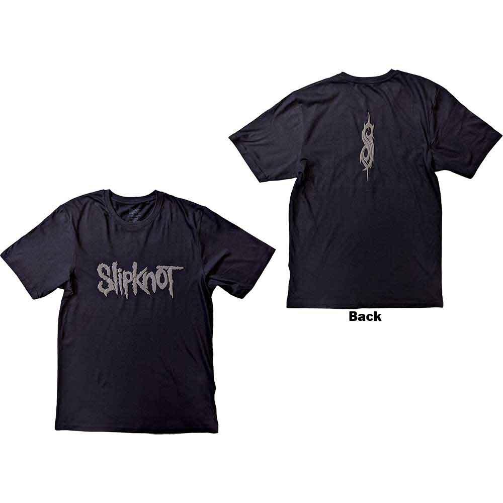 Slipknot Unisex HiBuild TShirt Logo (Back Print) (Medium) S
