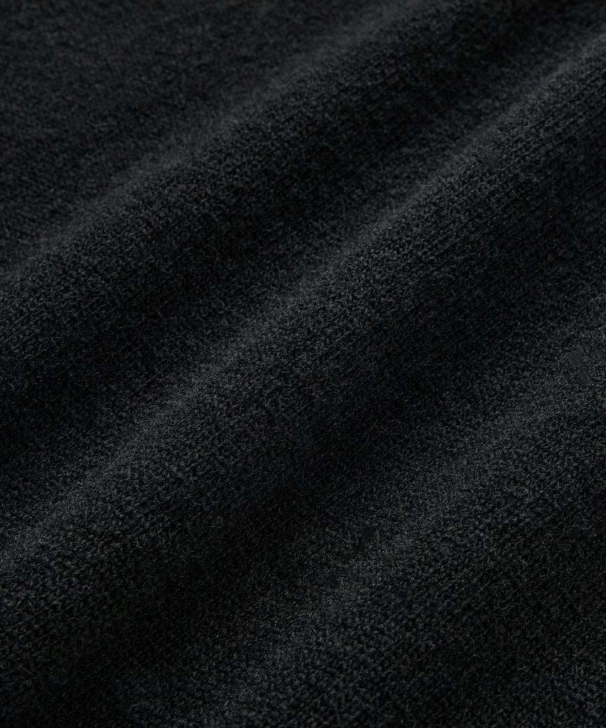 Beulaendideu Comfort Wool Henley Neck Knit [Black]