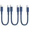1-3PCS Short 30cm Type C to USB C Cable Fast Charging Power Bank Data Cord or Samsung iPhone15 Xiaomi Phone USB C Data Cable