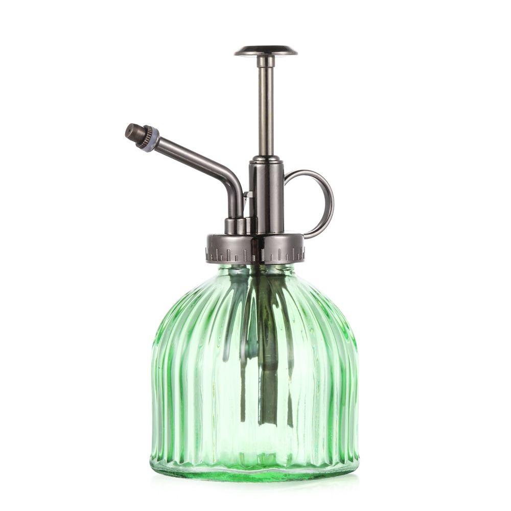 

Glass Plant Sprinkler Kettle Candy Colored Watering Pot Watering Spray Bottle Garden Tool зелёный