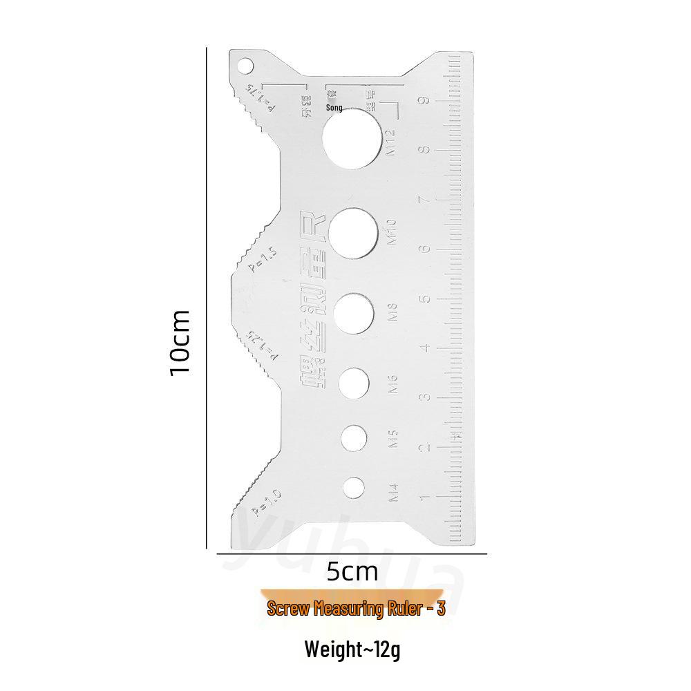 Multi-functional Stainless Steel Hollow Ruler with Scale for Drawing and Planning