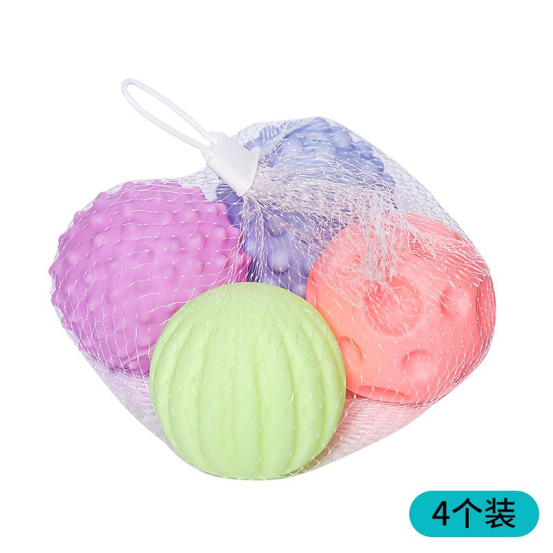 Baby Toy Rattle, Toothpaste, Clutch Ball, Touch Ball, Gnaw Soft Glue Manhattan Clutch Ball