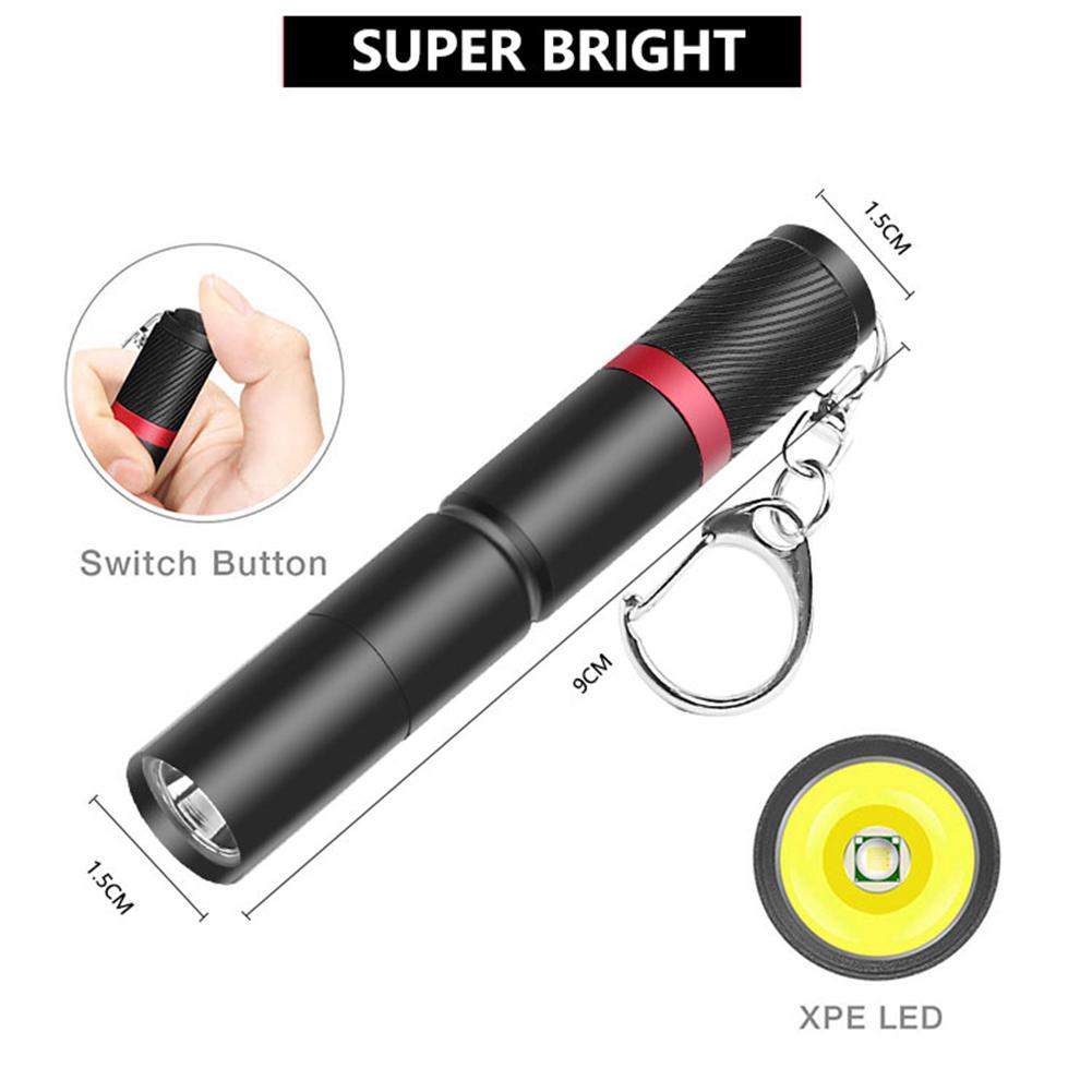 LED Pen Flashlight LED Work Light 3 Light Mode Adjustable Brightness Flash Light Lightweight with Clip for Camping Car Repairing