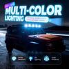 Luce Stroboscopica RGB per Tetto Auto Solare, Luci Solari per Cabina per Camion, Luci Segnalazione LED per Tetto Senza Fili Senza Foratura