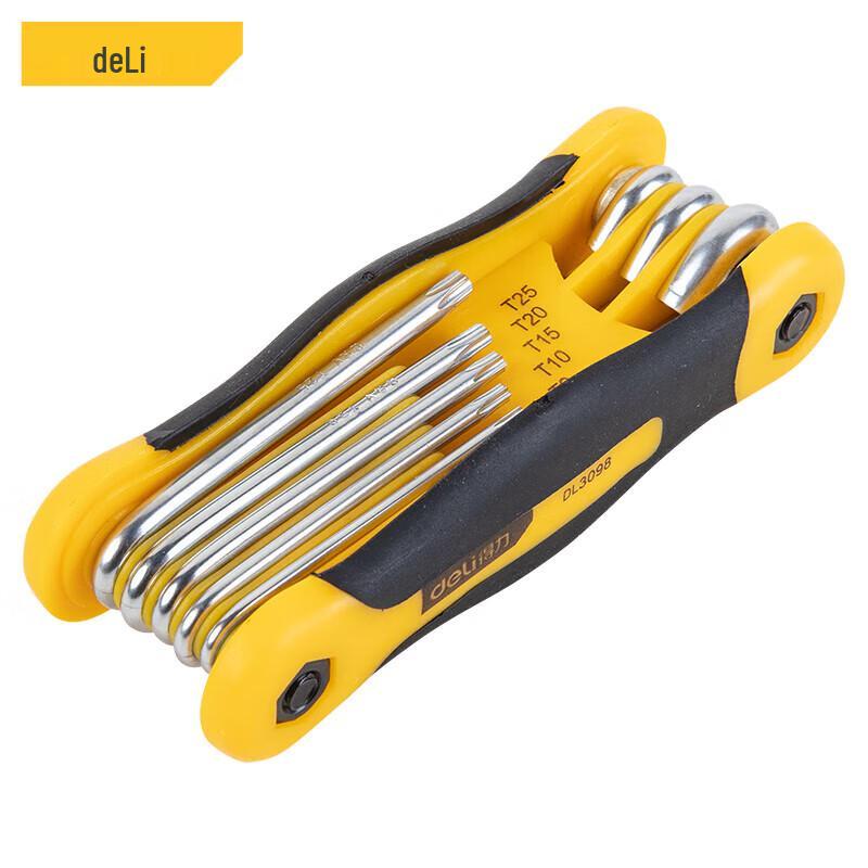 Deli Folding Hex Key 8-Piece Set