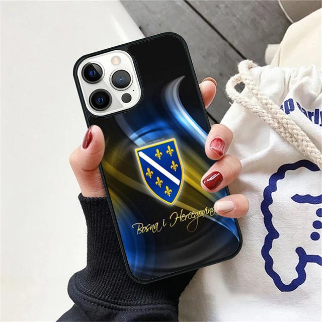 Bosnia and Herzegovina Flag Phone Case Cover For iPhone 17 Air 15 16 14 13 12 Pro Max 11 Pro Max Plus Coque Shell