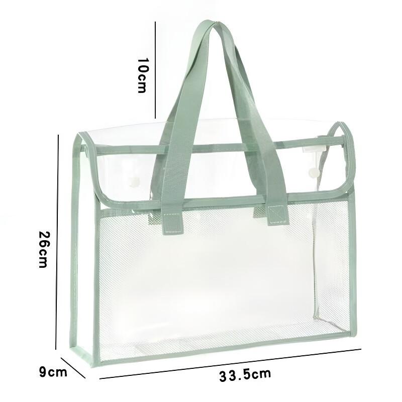 Sanhe Clear PVC Portable Document Organizer