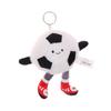 Cartoon Voetbal Pluche Speelgoed Sleutelhanger Biljart Volleybal Dumbbells Knuffel Pop Hanger Autosleutelhanger Rugzak Tas Decoratie Kinder Cadeau