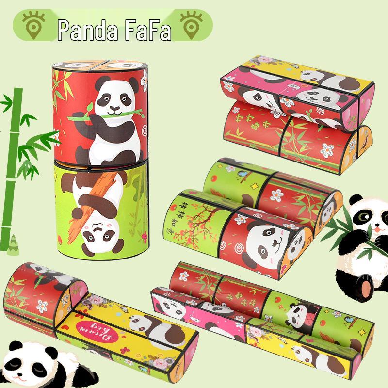 Magnetic 3D Puzzle Blocks - Children s Educational Animal Cartoons