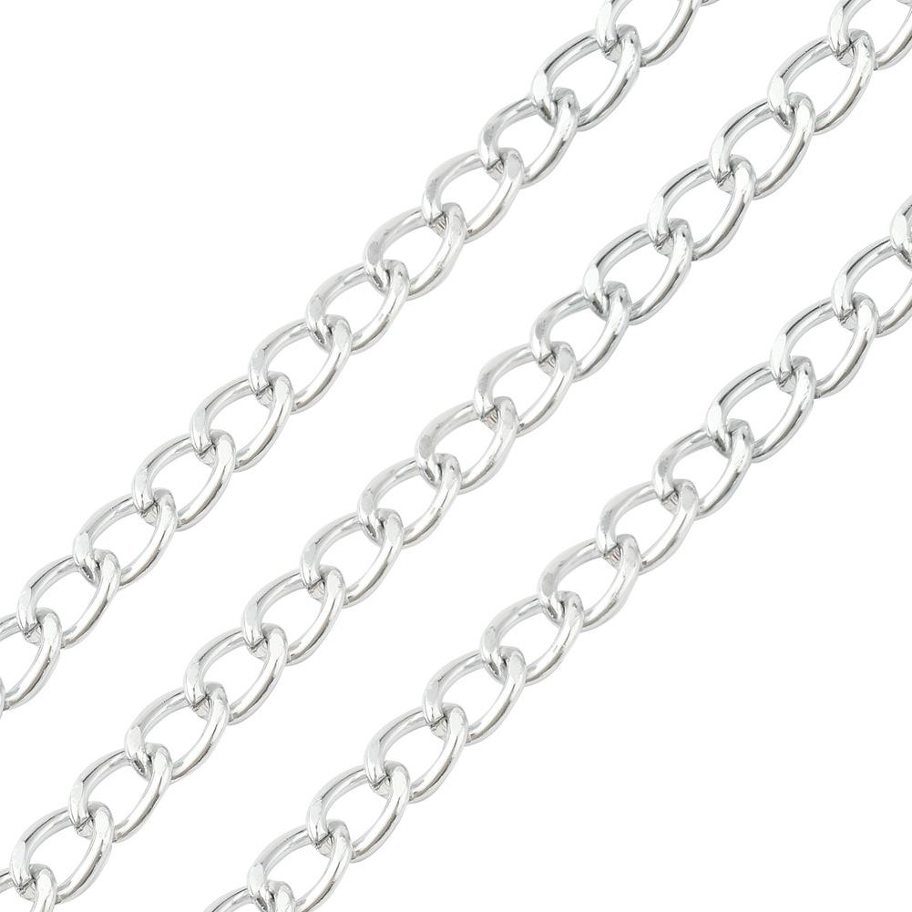 Handmade Metal Chain Necklace Kit: DIY Jewelry & Bag Accessories