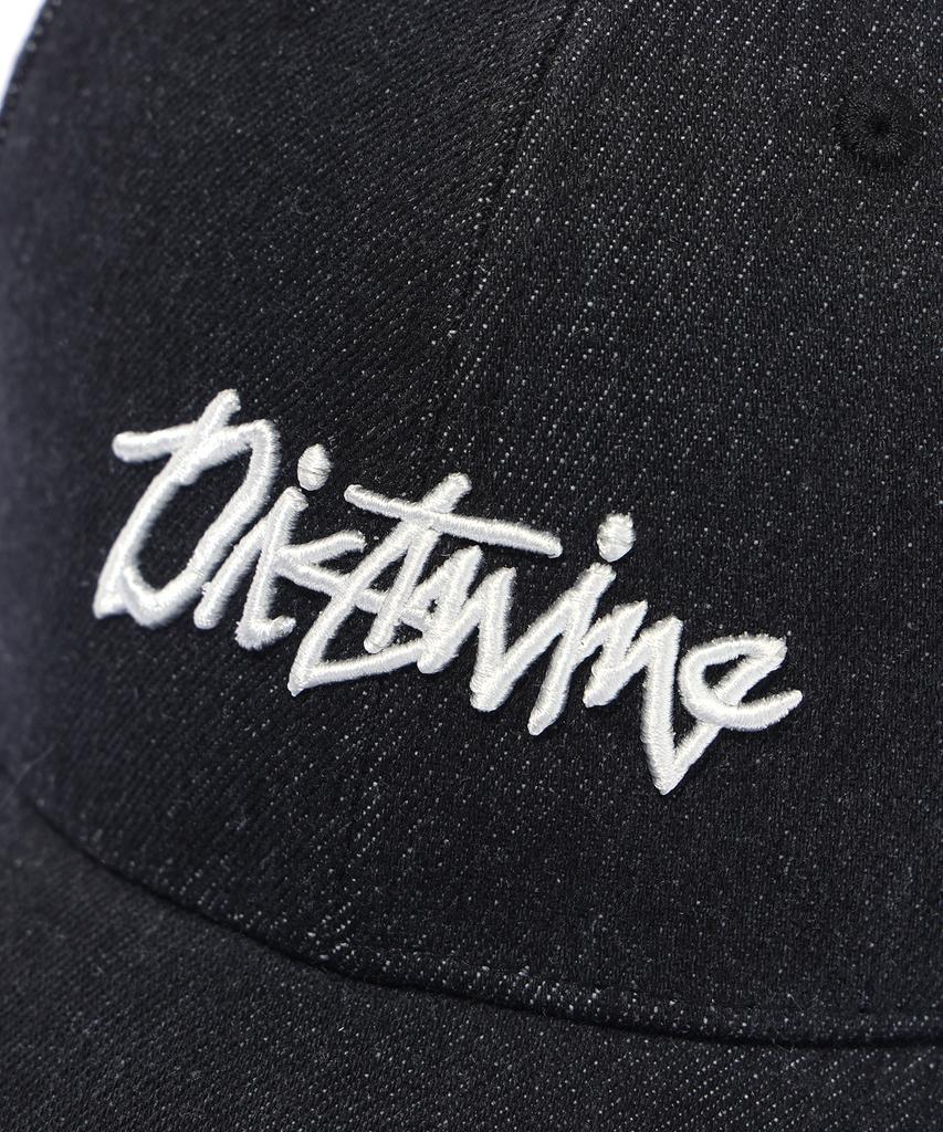 DISTN9NE Logo Denim Ball Cap Black (Lp5Gu595-076)