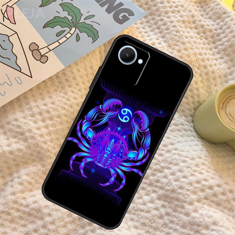 Twelve Constellations Case For Realme C67 C63 C55 C51 C75 C61 C53 C35 C65 C71 11 12 13 14 15 Pro Plus GT6 GT7 Pro