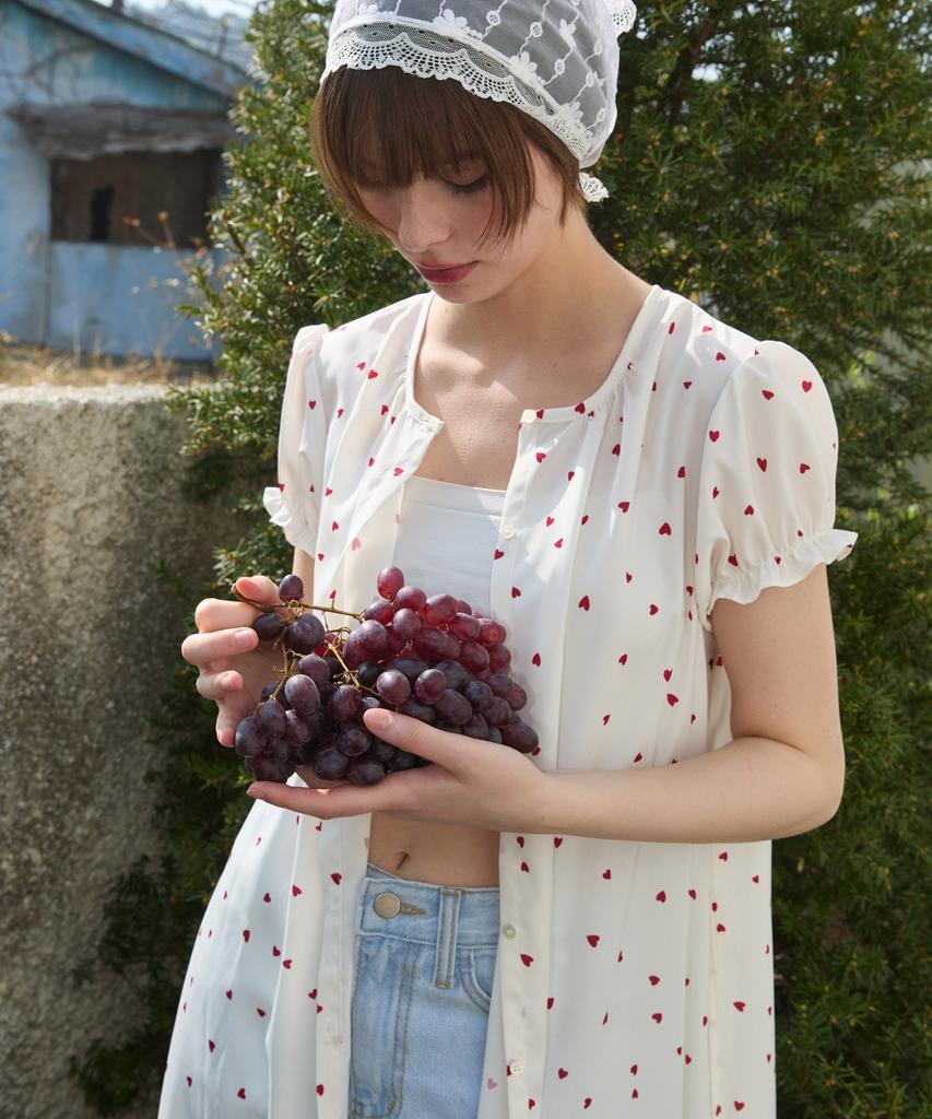 Wioi Love Shirt Dress_Heart