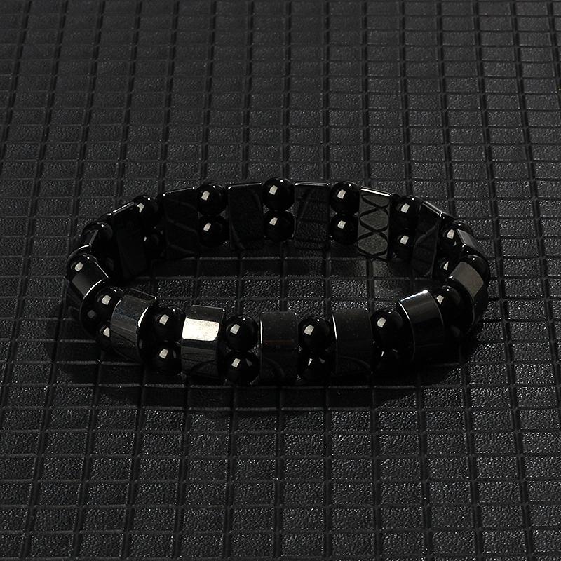 

New Arrow Hematite Bracelet Men Fashion Weight Loss No Magnetic Therapy Bracelets for Women Stretch Health Care Bracelet Jewelry 17cm-6.69inch