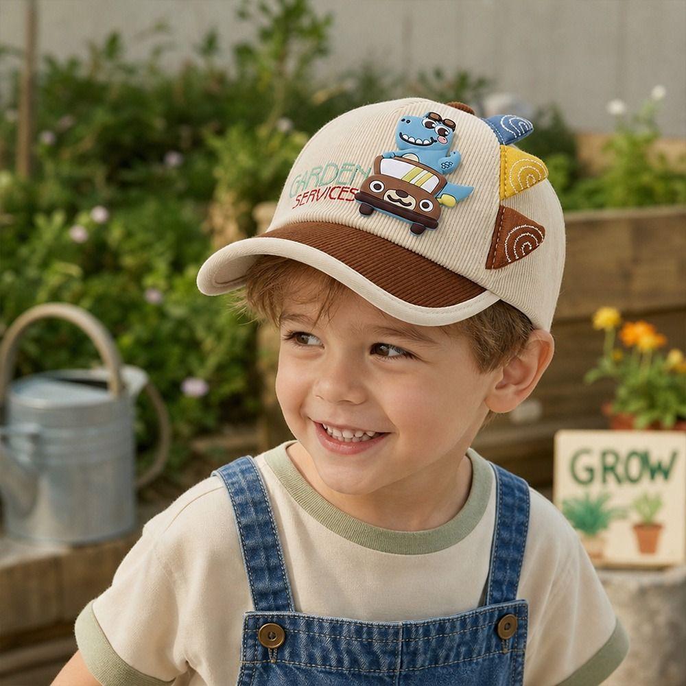 Sun Protection Kids Baseball Cap 3D Toddler Sun Hat Skin Friendly Children Peaked Cap