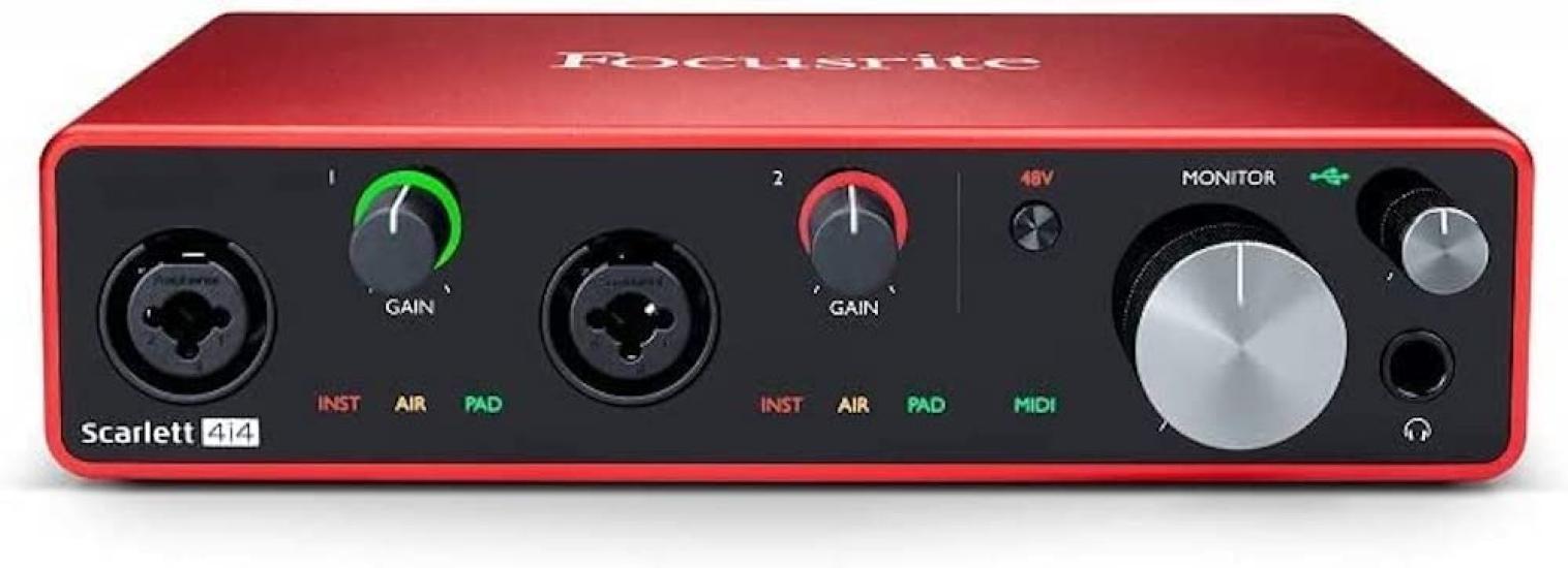 

Focusrite FocusriteScarlett 4i4 G3 USB 2.0 Type C Audio Interface
