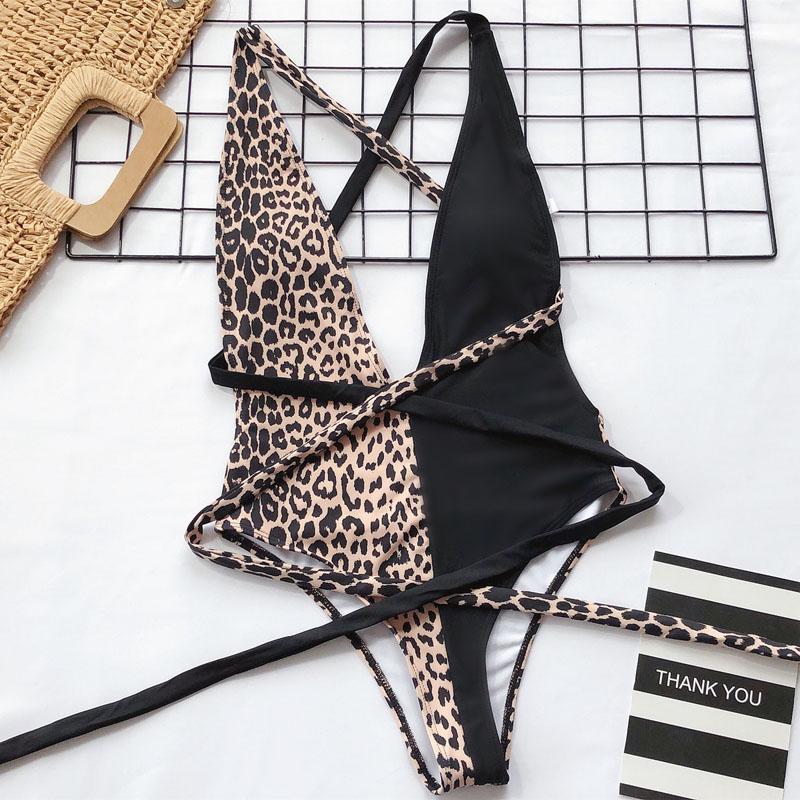 Sexy One Piece Swimsuit Female Swimwear Women Bikini Set Bandage Bathing Suit Monokini