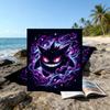 1pc Gengar1 Beach Towel, Beach and Seaside Swimming Pool Equipment, Fashion Pattern, Rectangular, Travel Essentials