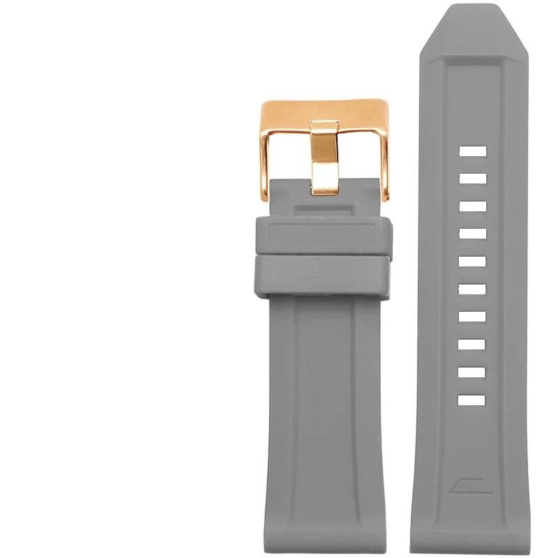 Silikon Kauçuk Bilezik Saat Kayışı 24mm 26mm 28mm dizel DZ4496 DZ4427 DZ4487 DZ4323 DZ4318 DZ4305 Erkek Saat Kayışı