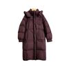 Premium Long Down Jacket Women's 2025 Winter Thickened Hooded Puff Knee White Duck Down Big Quilt Jacket
