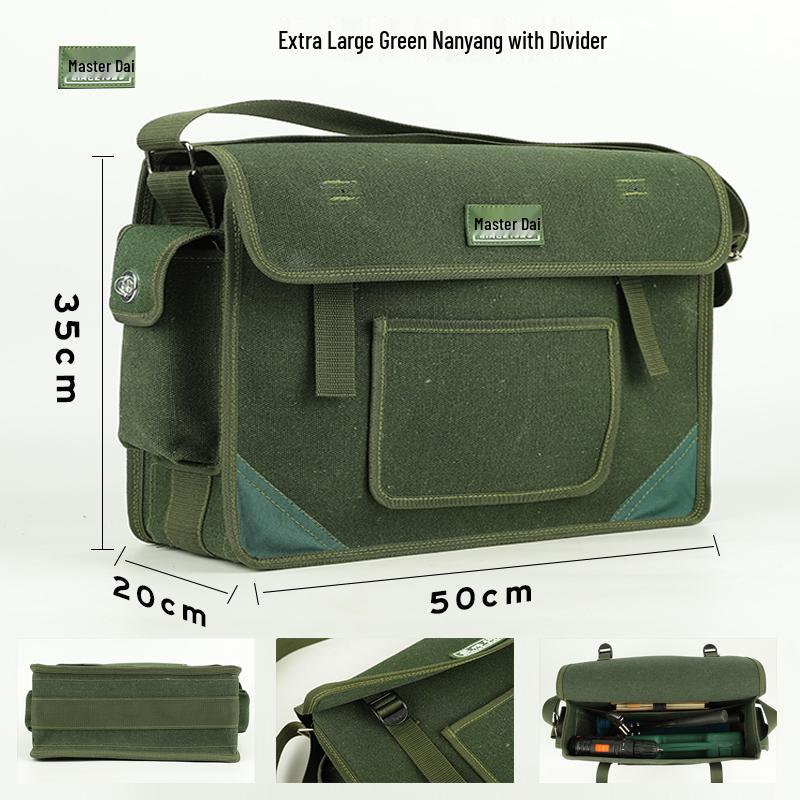 

Wear-Resistant Multifunctional Electrician Canvas Crossbody Tool Bag
