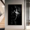 Nordic Canvas Painting Black and White Nude Couple Sexy Body Women Man Wall Art Poster Print Wall Picture for Room Home Decor