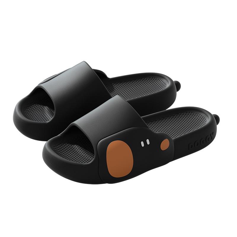 

Puppy slippers female summer home bathroom non-slip soft bottom silent couple cute thick bottom bath cool slippers male 44-45