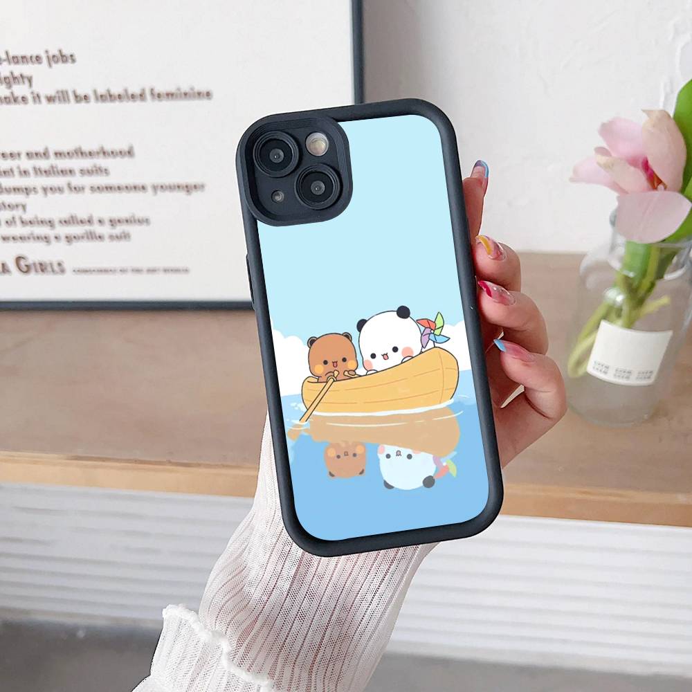 Cute Bubu Dudu Cartoon Phone Case For IPhone 17 16 15 14 13 12 11 Air Plus Pro Max Soft Back Cover