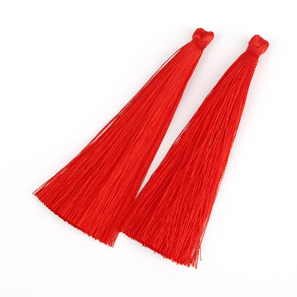 

2-10 шт. Кисточки из хлопчатобумажной ткани, кисточки для рукоделия, подвески для ювелирных изделий, браслетов, брелоков, бахрома, отделка, кисточки для рукоделия, швейные аксессуары 90mm 5pcs